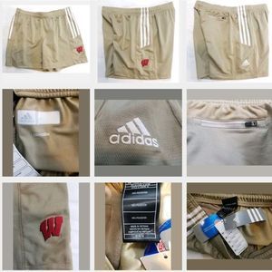 Adidas Wisconsin Badgers Team Shorts Medium